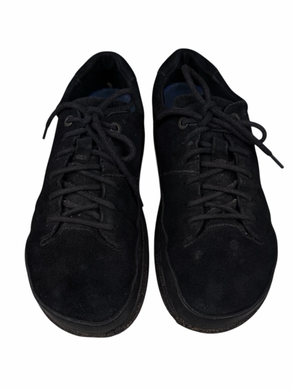 Birkenstock HONNEF LOW Black Suede Leather Size 39- US Womens-8 Mens-6 - Picture 2 of 13